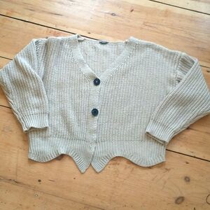 Zaful Chunky Knit Cardigan M